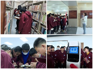 淮北师范大学附属学校中小学生到滨湖校区图书馆参观