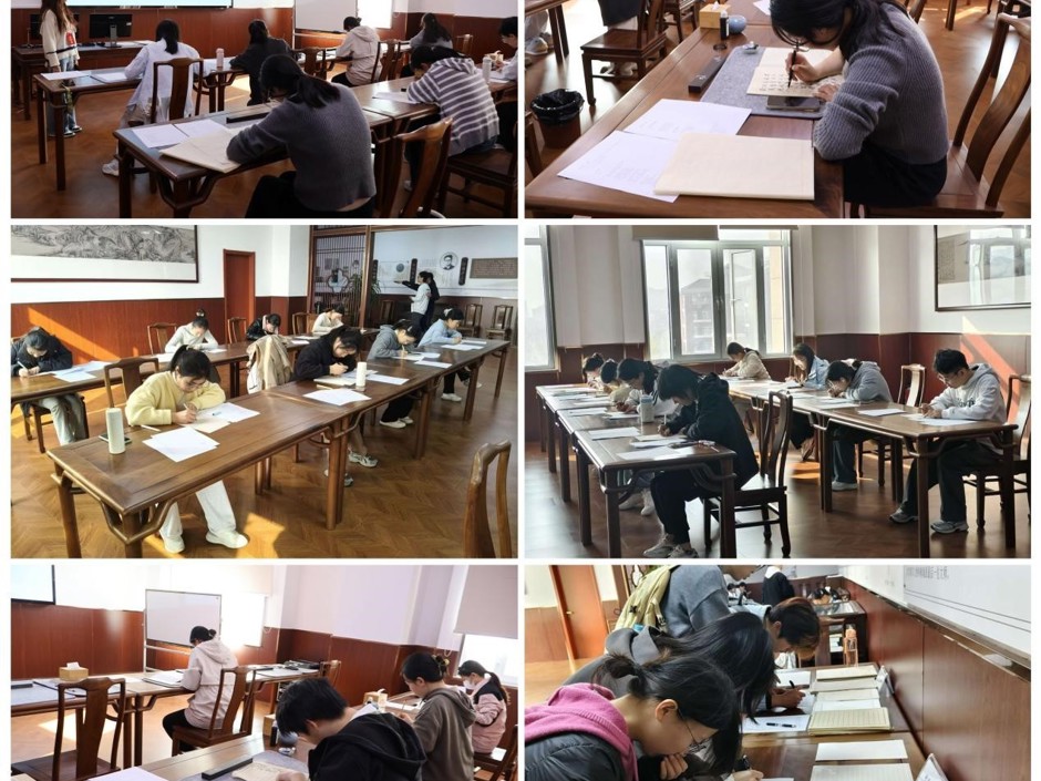 图书馆举办“诗心会通”古今诗词手抄大赛