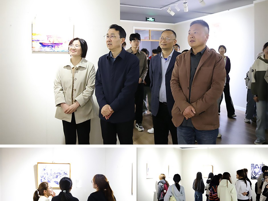 【大思政课·艺术思政】学校举办《绘画中的党史》作品临摹展活动