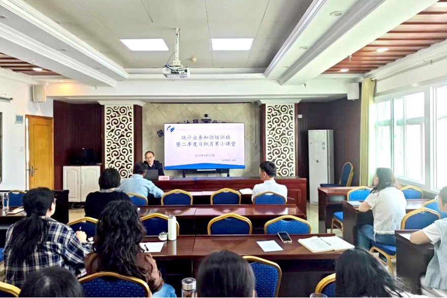 数学与统计学院教师受邀为国家统计局淮北调查队授课